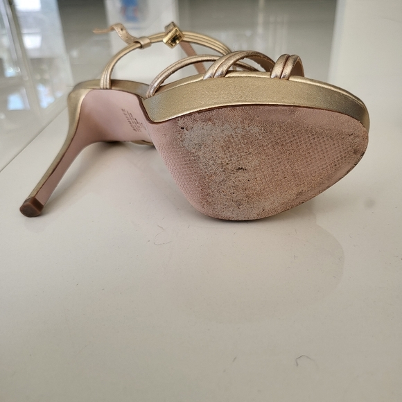 Schutz Bogga Sandal Heel in Platina, Similar to Kaila Heel - Picture 7 of 8